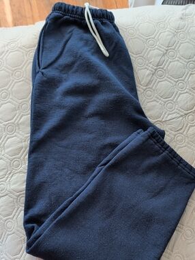 Jerzees Navy Blue Sweatpants Joggers
